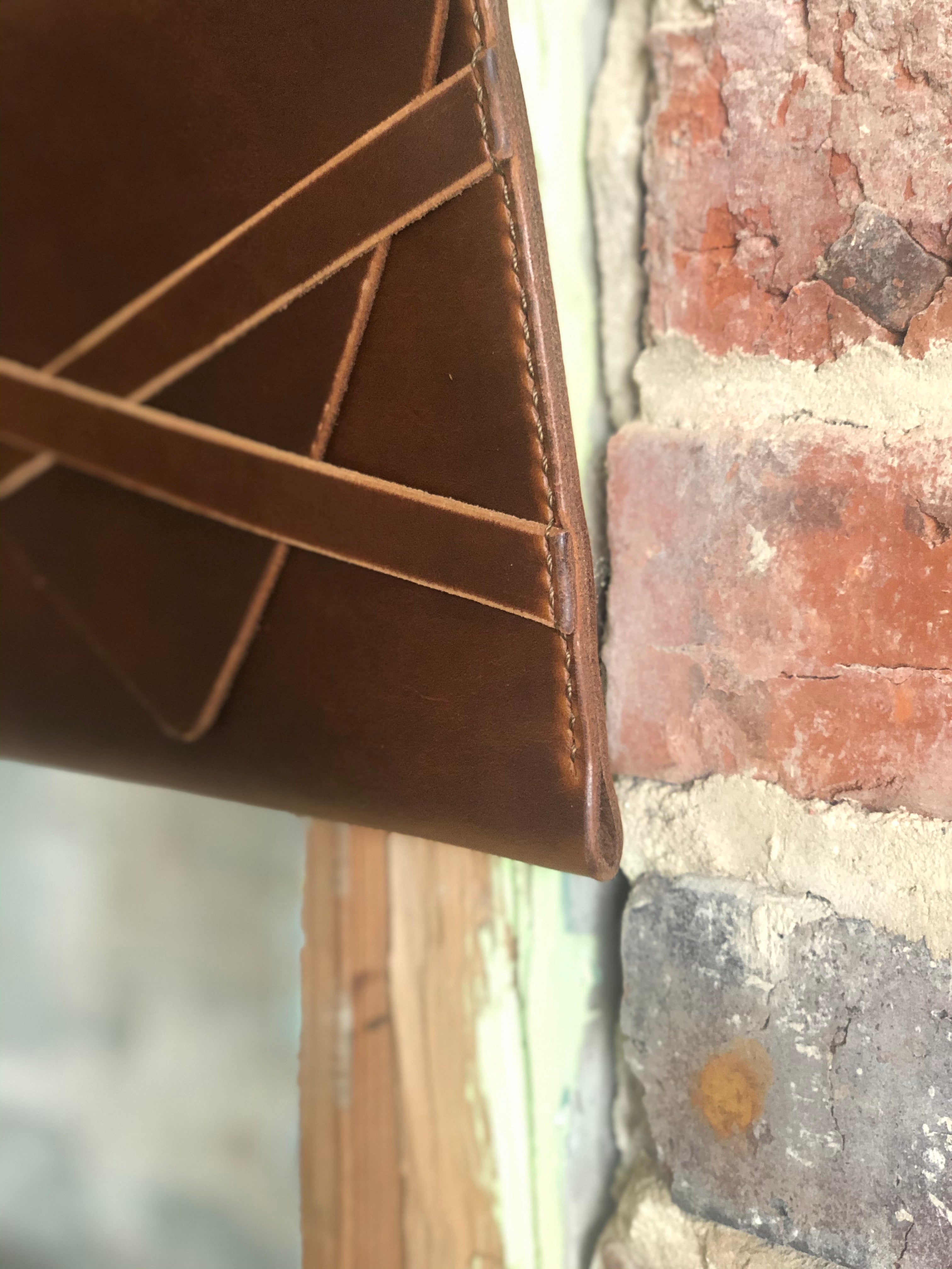 Handcrafted Heirloom Leather Envelope Purse